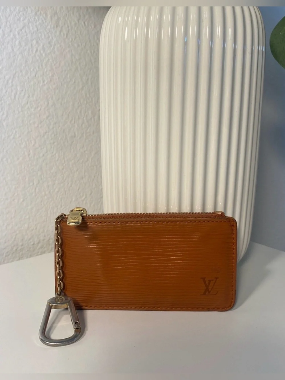 Final Price~ Vintage Louis Vuitton Key Clés Epi Leather In Kenyan Fawn